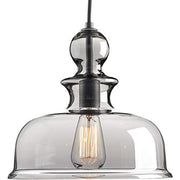 Progress P5332-143 Staunton Collection One-Light Graphite Smoke Glass Global Pendant Light Alternate Image.jpg