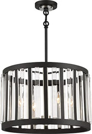 Minka-Lavery 5496-729 Majestic Splendor Six Light Chandelier, Sand Coal And Polished Nickel Alternate Image.jpg