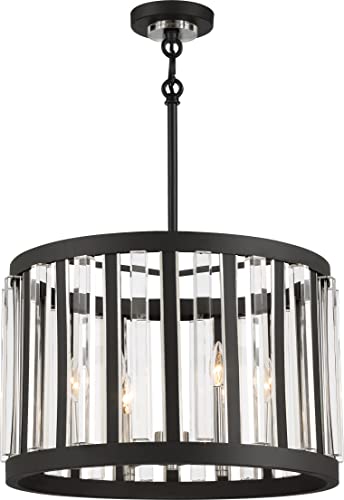 Minka-Lavery 5496-729 Majestic Splendor Six Light Chandelier, Sand Coal And Polished Nickel Alternate Image.jpg