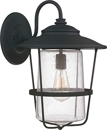 Capital Lighting 9603BK Creekside One Light Outdoor Wall Lantern, Black Alternate Image.jpg