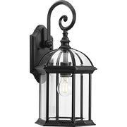 Progress P560323-031 Dillard Collection One-Light Traditional Textured Black Clear Glass Outdoor Wall Lantern Alternate Image.jpg