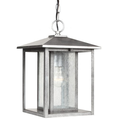 Generation Lighting 62027-57 Hunnington One Light Outdoor Pendant, Weathered Pewter Alternate Image.jpg