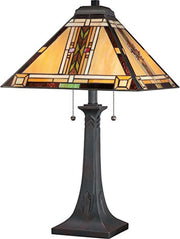Quoizel TFNO6325VA Navajo Two Light Table Lamp, Valiant Bronze Alternate Image.jpg
