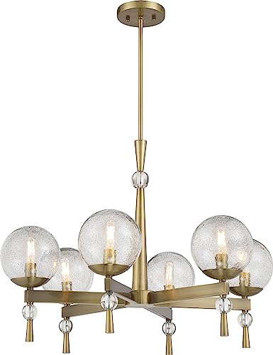 Minka-Lavery 1336-923 Populuxe Six Light Chandelier, Oxidized Aged Brass Alternate Image.jpg