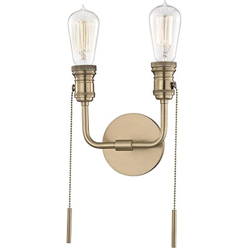 Mitzi H106102-AGB Lexi Two Light Wall Sconce, Aged Brass Alternate Image.jpg