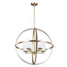 Generation Lighting 3124605-848 Alturas Five Light Chandelier, Satin Brass Alternate Image.jpg