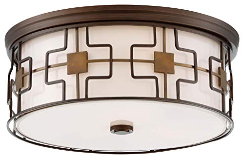 Minka-Lavery 846-104-L LED Flush Mount, Dark Brushed Bronze w/Aged Brass Alternate Image.jpg