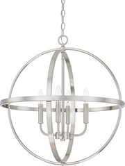 Capital Lighting 317542BN Hartwell Four Light Pendant, Brushed Nickel Alternate Image.jpg