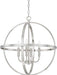 Capital Lighting 317542BN Hartwell Four Light Pendant, Brushed Nickel Alternate Image.jpg
