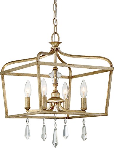 Minka-Lavery 4447-582 Laurel Estate Four Light Pendant, Brio Gold Alternate Image 3.jpg