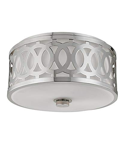 Hudson Valley 4314-PN Genesee Two Light Flush Mount, Polished Nickel Alternate Image.jpg