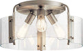 Kichler 42955NI Thoreau Three Light Semi Flush Mount, Brushed Nickel Alternate Image.jpg