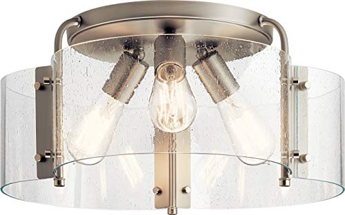 Kichler 42955NI Thoreau Three Light Semi Flush Mount, Brushed Nickel Alternate Image.jpg