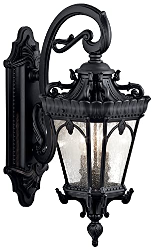 Kichler 9357BKT Tournai Two Light Outdoor Wall Mount, Textured Black Alternate Image.jpg