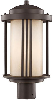 Generation Lighting 8247901EN3-71 Crowell One Light Outdoor Post Lantern, Antique Bronze Alternate Image.jpg
