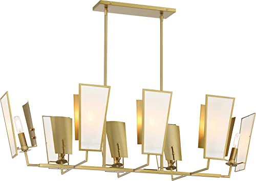 Minka-Lavery 2679-695 Ricochet Eight Light Island Pendant, Soft Brass Alternate Image.jpg