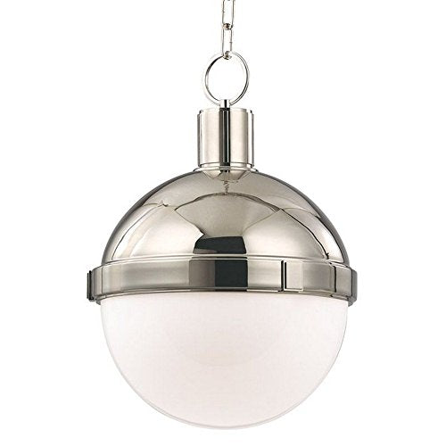 Hudson Valley 612-PN Lambert One Light Pendant, Polished Nickel Alternate Image.jpg