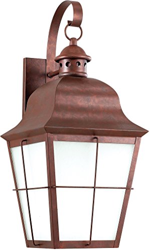 Generation Lighting 8463DEN3-44 Chatham One Light Outdoor Wall Lantern, Weathered Copper Alternate Image.jpg