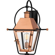 Quoizel RO8418AC Rue De Royal One Light Outdoor Wall Lantern, Aged Copper Alternate Image.jpg