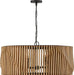 Capital Lighting 344664WK Archer Six Light Pendant, Light Wood and Matte Black Alternate Image 4.jpg