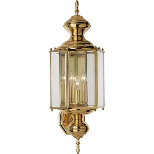 Progress P5730-10 BrassGUARD Collection Three-Light Wall Lantern Alternate Image.jpg