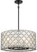 Minka-Lavery 2864-66A Sheer Elegance Four Light Convertible Pendant, Coal Alternate Image 2.jpg