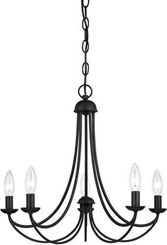 Quoizel MRN5005IB Mirren Five Light Chandelier, Imperial Bronze Alternate Image.jpg