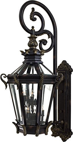 Minka-Lavery 9091-95 Stratford Hall Nine Light Wall Mount, Heritage W/ Gold Highlights Alternate Image.jpg