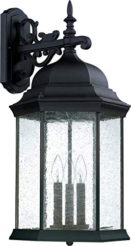 Capital Lighting 9838BK Main Street Three Light Outdoor Wall Lantern, Black Alternate Image.jpg