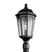 Kichler 9532BKT Courtyard One Light Outdoor Post Mount, Textured Black Alternate Image.jpg