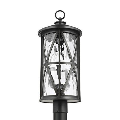 Generation Lighting OL15207ANBZ Millbrooke Three Light Outdoor Post Lantern, Antique Bronze Alternate Image.jpg