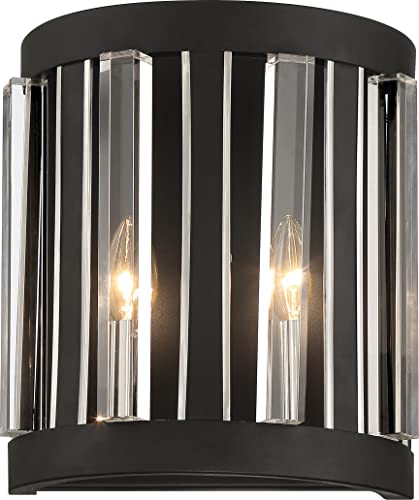 Minka-Lavery 5498-729 Majestic Splendor Two Light Wall Sconce, Sand Coal And Polished Nickel Alternate Image.jpg