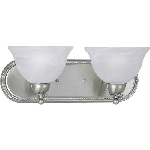 Progress P3267-09 Avalon Collection Two-Light Brushed Nickel Alabaster Glass Traditional Bath Vanity Light Alternate Image.jpg