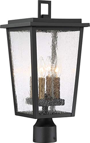 Minka-Lavery 72756-66G Cantebury Four Light Outdoor Post Mount, Coal W/Gold Alternate Image.jpg