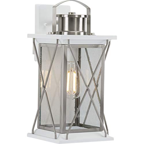 Progress P560157-135 Barlowe Collection Stainless Steel One-Light Medium Wall Lantern Alternate Image.jpg