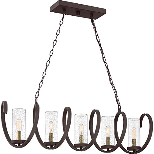 Quoizel TMT540WT Tumult Five Light Island Chandelier, Western Bronze Alternate Image.jpg