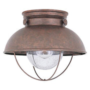 Generation Lighting 8869-44 Sebring One Light Outdoor Flush Mount, Weathered Copper Alternate Image.jpg