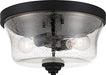 Minka-Lavery 4927-66A Shyloh Two Light Flush Mount, Coal Alternate Image.jpg