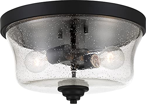 Minka-Lavery 4927-66A Shyloh Two Light Flush Mount, Coal Alternate Image.jpg