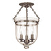 Hudson Valley 251-HN-C1 Hampton Three Light Semi Flush Mount, Historic Nickel Alternate Image.jpg