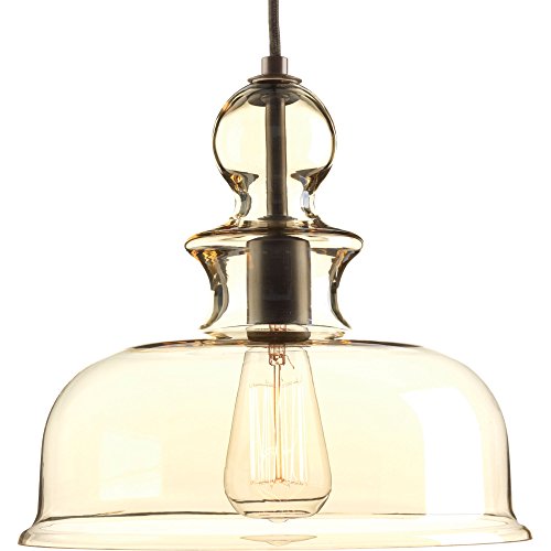 Progress P5332-20 Staunton Collection One-Light Antique Bronze Champagne Glass Global Pendant Light Alternate Image.jpg