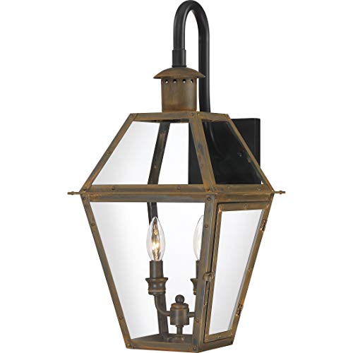 Quoizel RO8411IZ Rue De Royal Two Light Outdoor Wall Lantern, Industrial Bronze Alternate Image.jpg