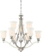 Minka-Lavery 3299-613 Audrey'S Point Nine Light Chandelier, Polished Nickel Alternate Image 2.jpg