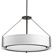Progress P5021-20 Ratio Collection Six-Light Antique Bronze Fabric Shade Coastal Mini-Pendant Light Alternate Image.jpg