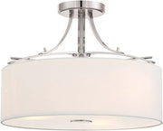 Minka-Lavery 3307-84 Poleis Three Light Semi Flush Mount, Brushed Nickel Alternate Image.jpg