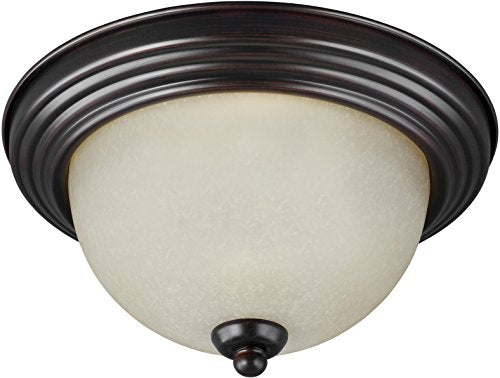 Generation Lighting 77065EN3-710 Geary Three Light Flush Mount, Bronze Alternate Image.jpg