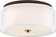 Minka-Lavery 3078-416 Studio 5 Three Light Flush Mount, Painted Bronze W/Natural Brush Alternate Image.jpg