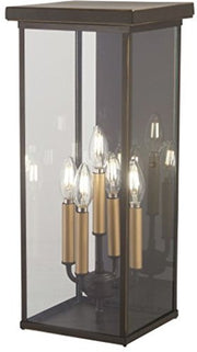 Minka-Lavery 72583-143C Casway Five Light Pocket Lantern, Oil Rubbed Bronze W/ Gold Highlights Alternate Image.jpg