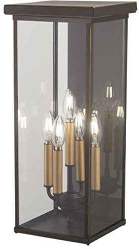 Minka-Lavery 72583-143C Casway Five Light Pocket Lantern, Oil Rubbed Bronze W/ Gold Highlights Alternate Image.jpg