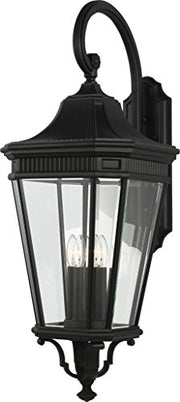 Generation Lighting OL5405BK Cotswold Lane Four Light Wall Lantern, Black Alternate Image.jpg